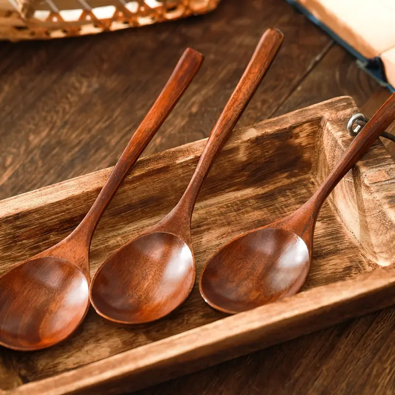 Popular Style Long Wooden Spoon (1 Piece)