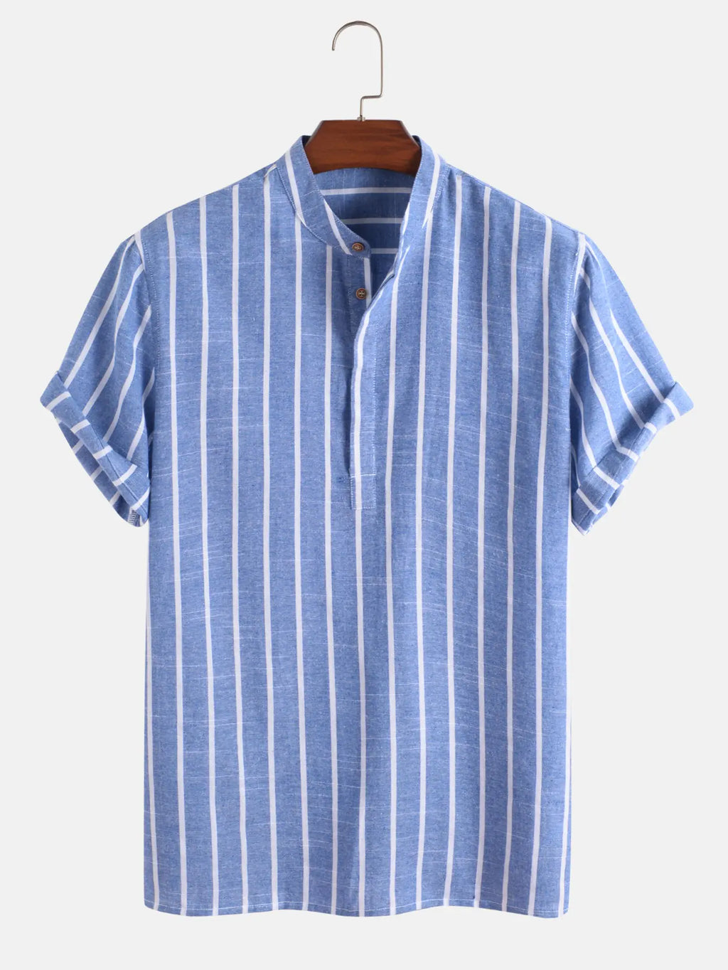 "Popular Amazon Striped Woven Shirt"