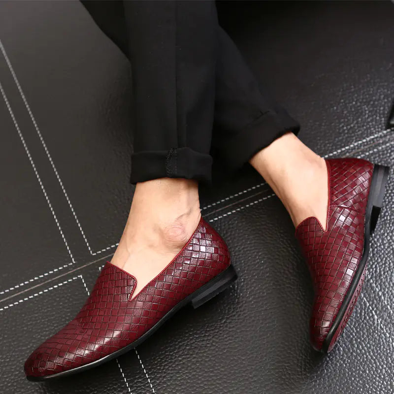Trendy Braided Leather Shoes - Popular Taobao Styles