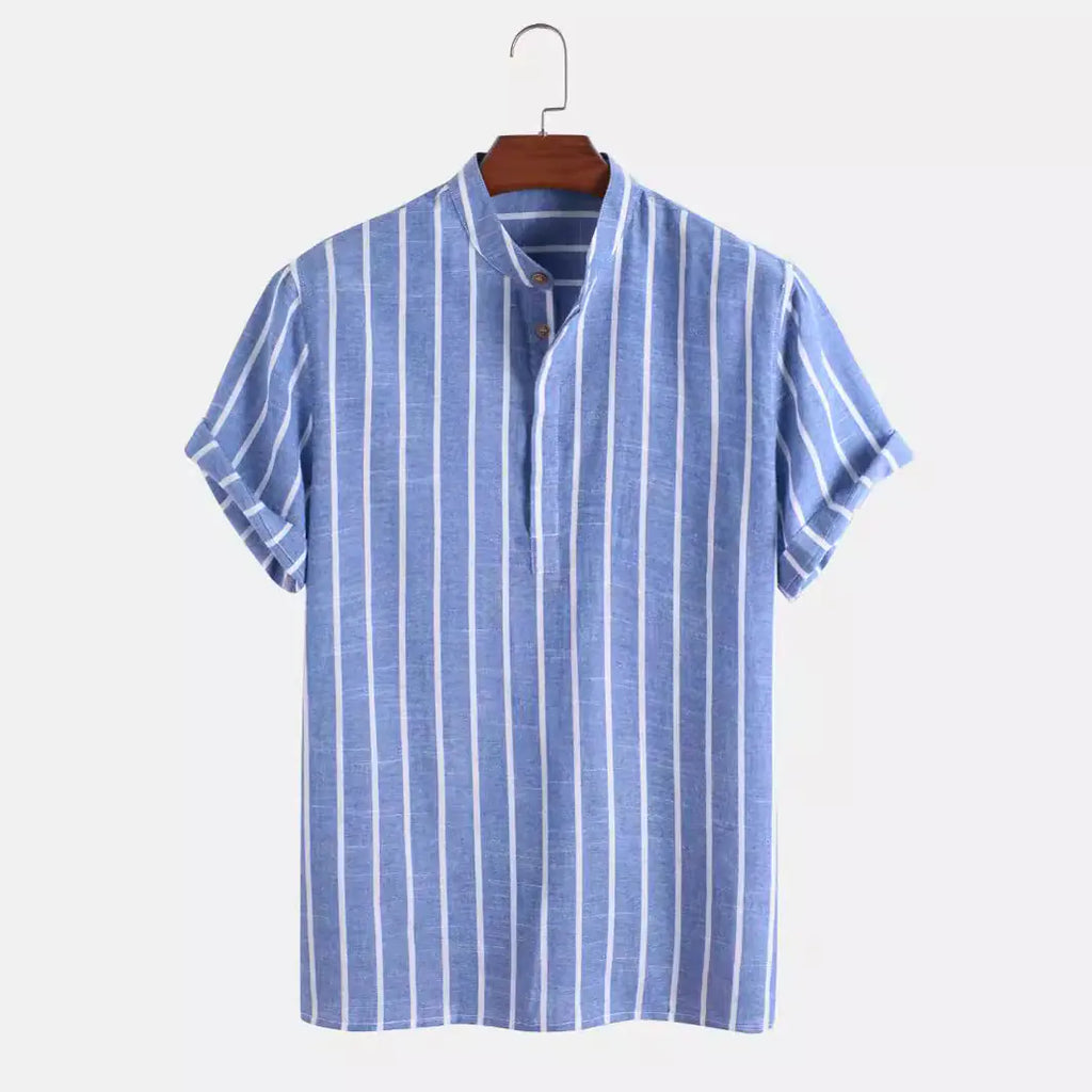 "Popular Amazon Striped Woven Shirt"