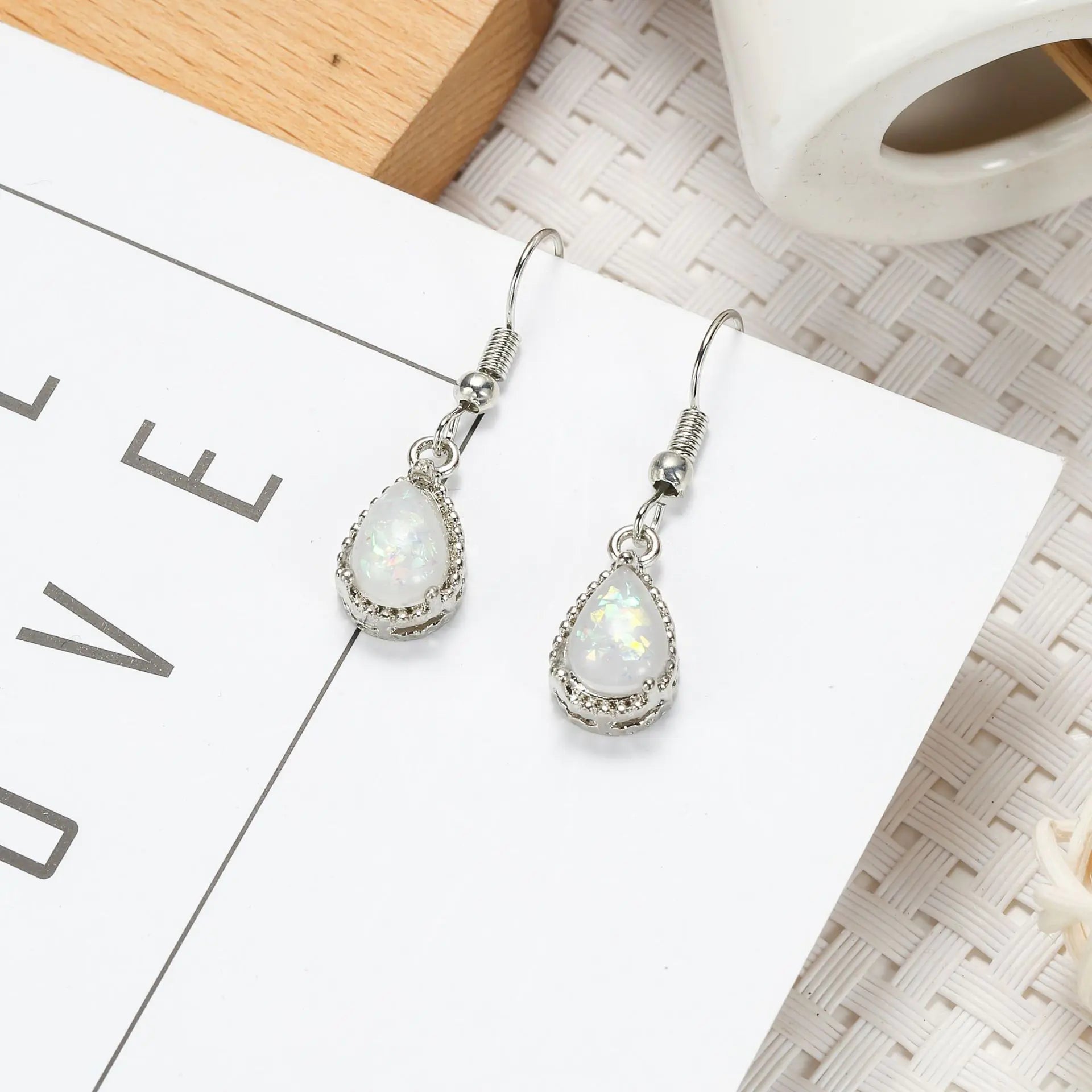 Popular Women's Opal-Inspired Earrings (In Stock)