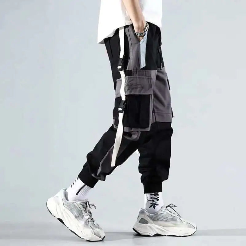 Men's Popular Logo Straight Leg Cargo Pants