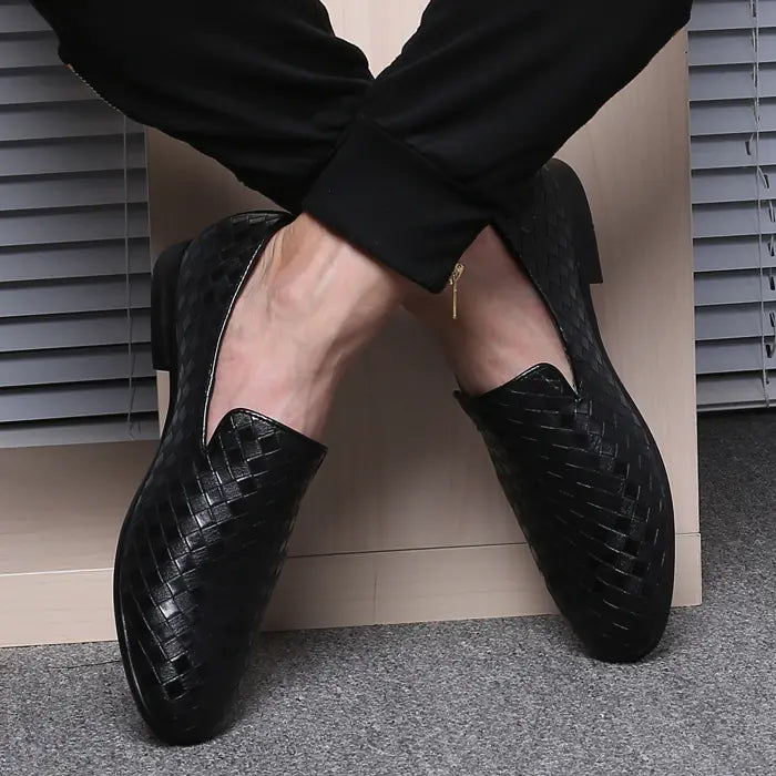 Trendy Braided Leather Shoes - Popular Taobao Styles