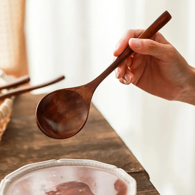 Popular Style Long Wooden Spoon (1 Piece)