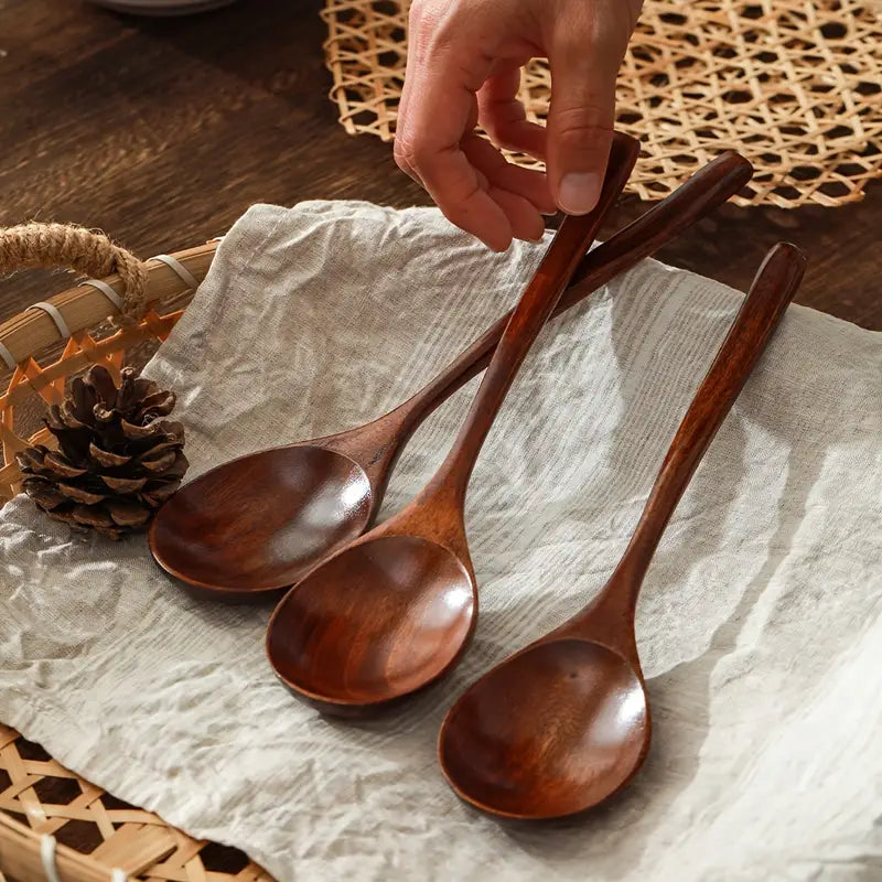 Popular Style Long Wooden Spoon (1 Piece)